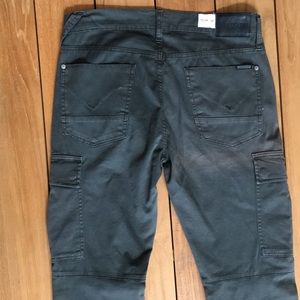 green army skinny men/'s cargo biker pants s 30 Hudson greyson jean